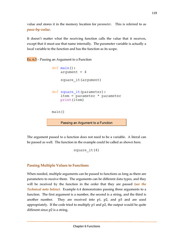 Computer Programming Python - Textbook - Page 119