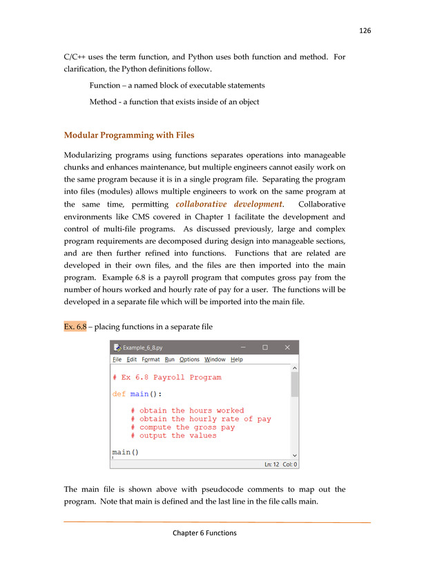Computer Programming Python - Textbook - Page 126