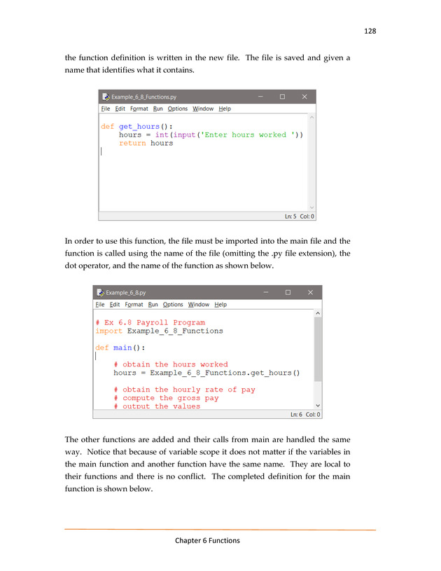 Computer Programming Python - Textbook - Page 128