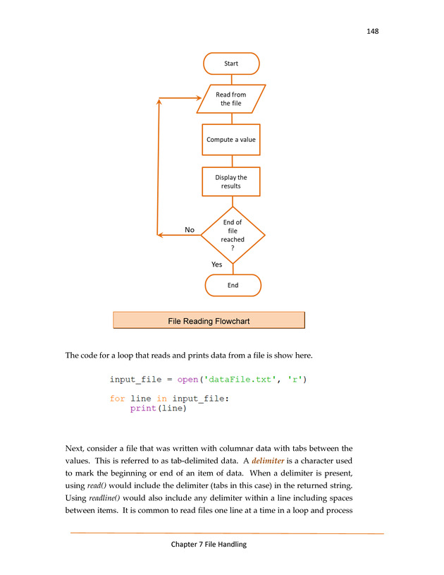 Computer Programming Python - Textbook - Page 148