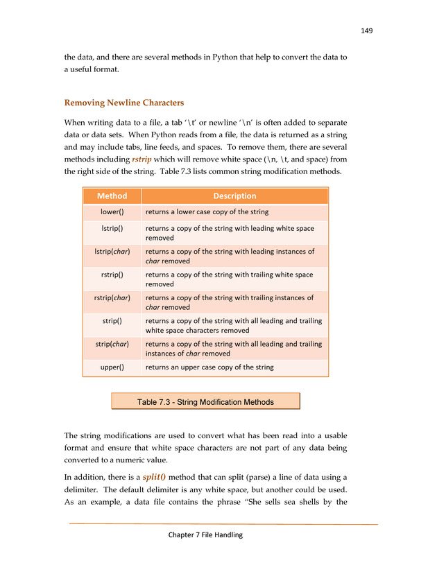 Computer Programming Python - Textbook - Page 149
