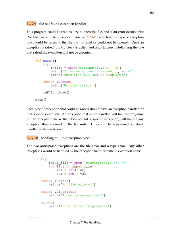 Computer Programming Python - Textbook - Page 153