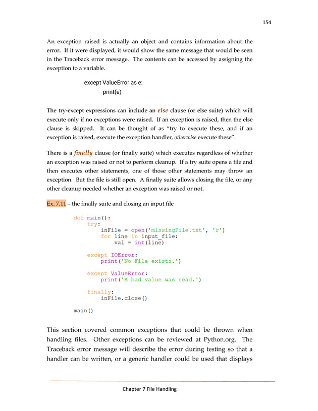 Computer Programming Python - Textbook - Page 154