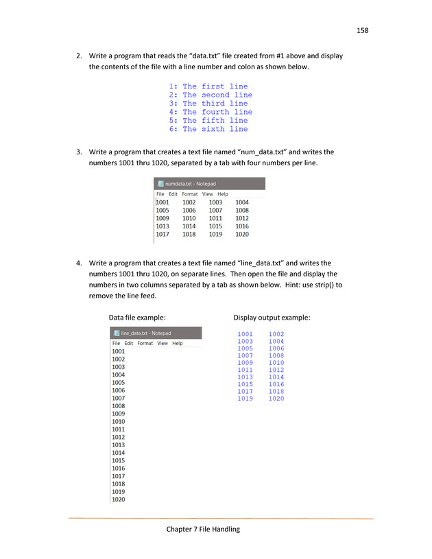 Computer Programming Python - Textbook - Page 158