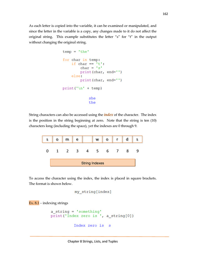 Computer Programming Python - Textbook - Page 162