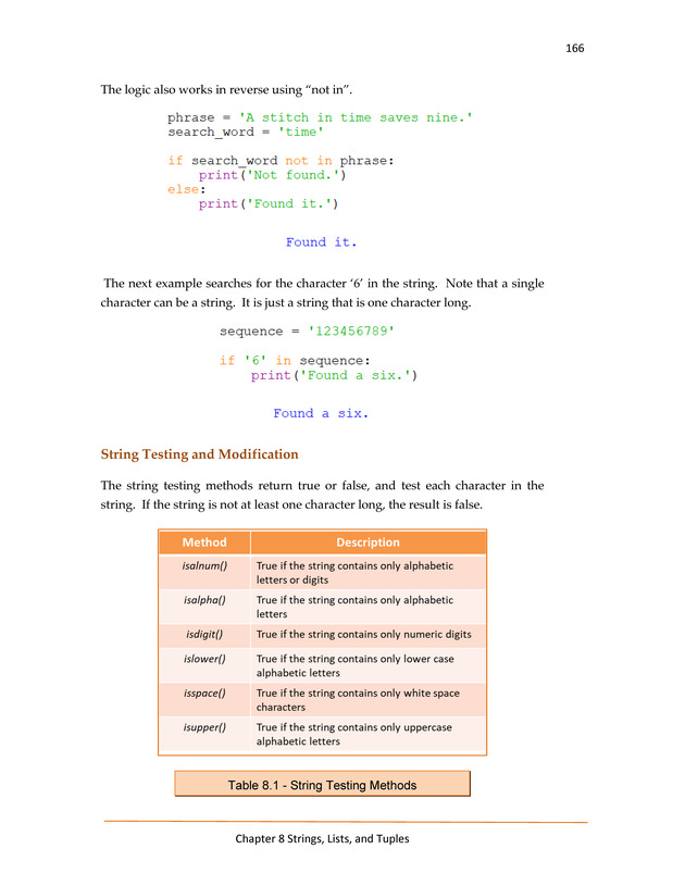 Computer Programming Python - Textbook - Page 166