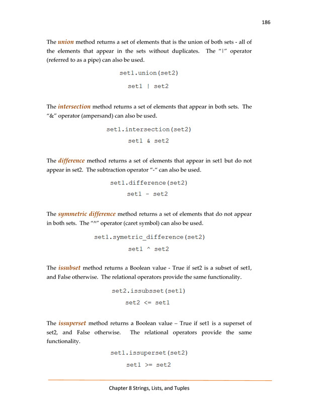 Computer Programming Python - Textbook - Page 186