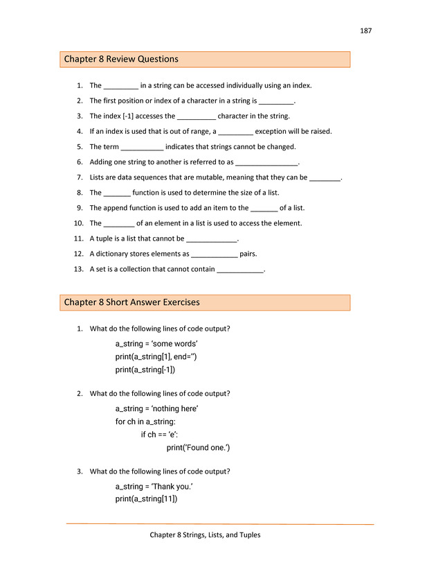 Computer Programming Python - Textbook - Page 187
