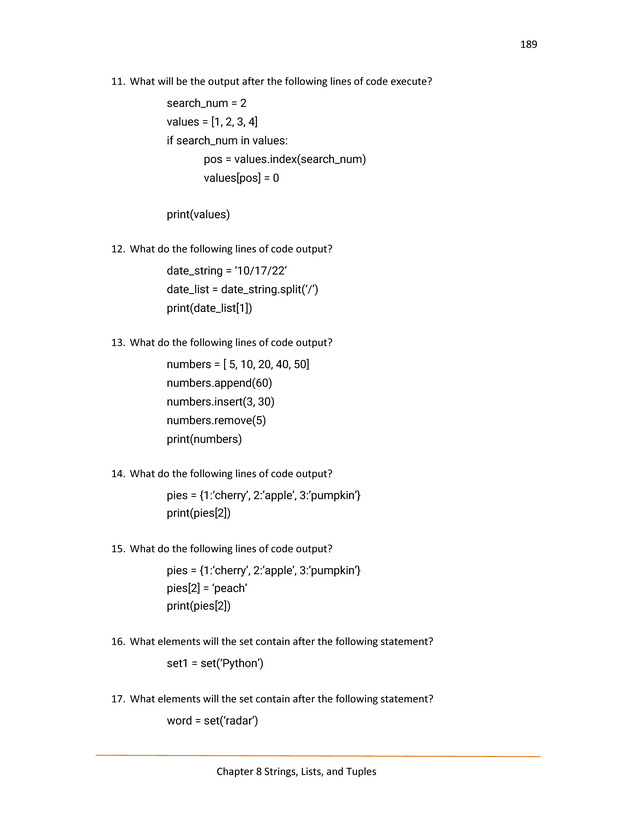 Computer Programming Python - Textbook - Page 189