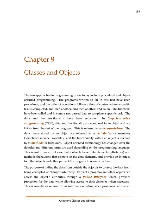 Computer Programming Python - Textbook - Page 193