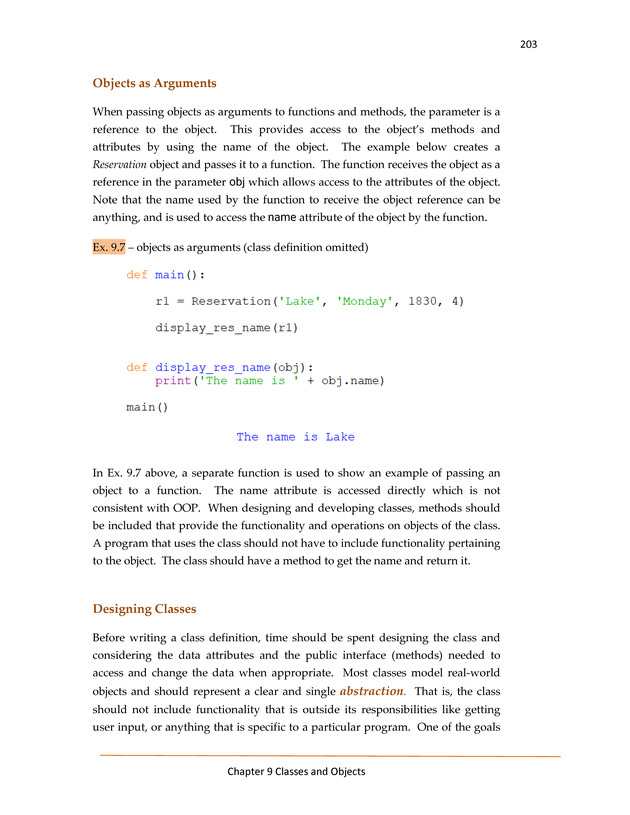 Computer Programming Python - Textbook - Page 203