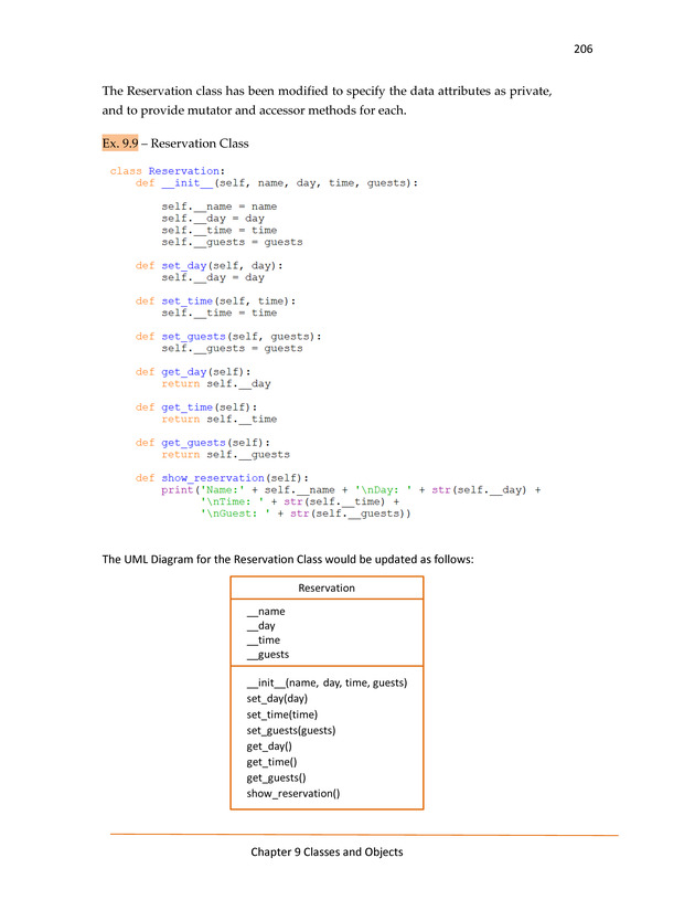 Computer Programming Python - Textbook - Page 206