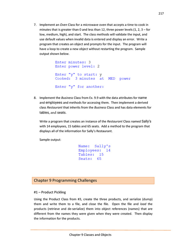 Computer Programming Python - Textbook - Page 217