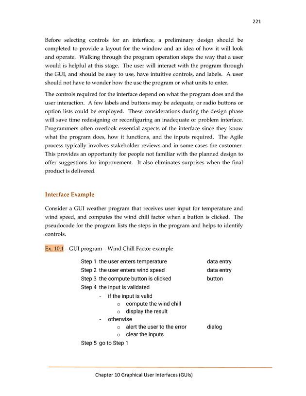 Computer Programming Python - Textbook - Page 221