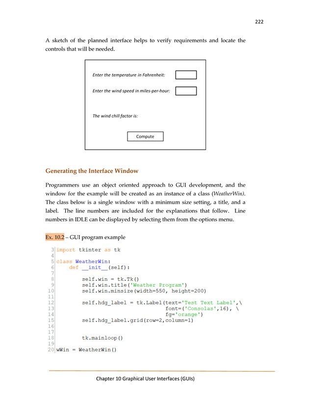 Computer Programming Python - Textbook - Page 222