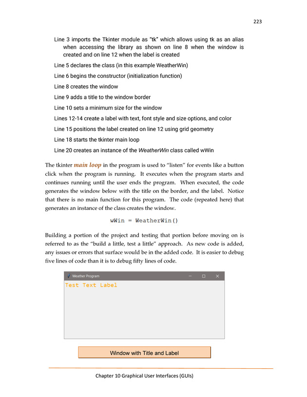 Computer Programming Python - Textbook - Page 223