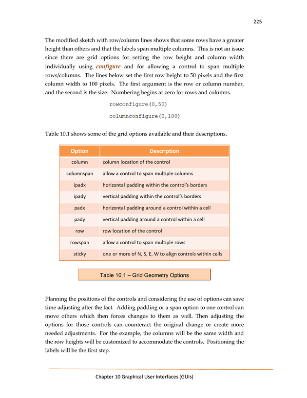 Computer Programming Python - Textbook - Page 225
