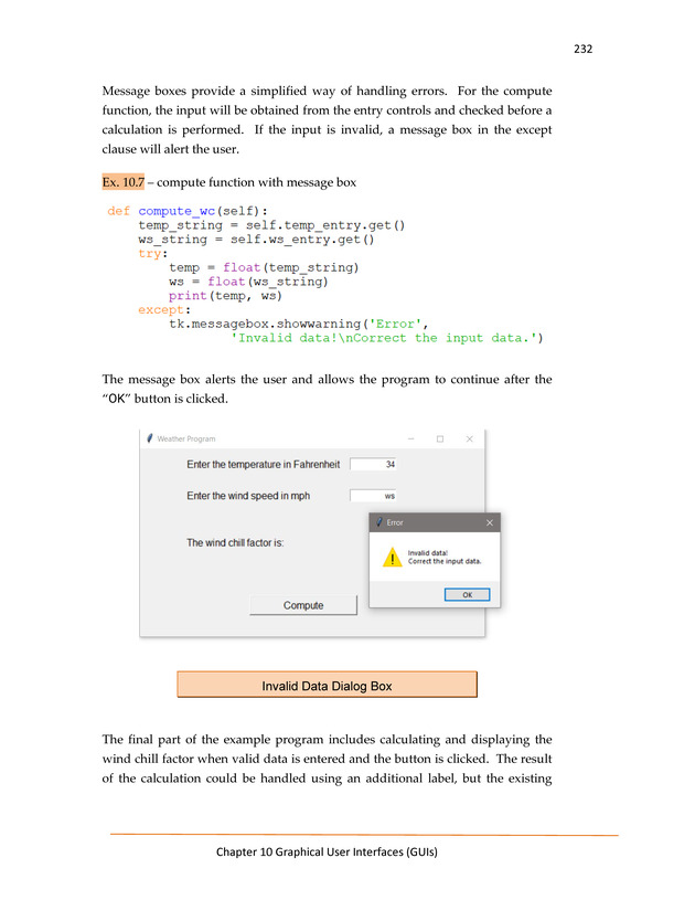 Computer Programming Python - Textbook - Page 232