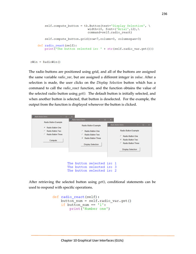 Computer Programming Python - Textbook - Page 236