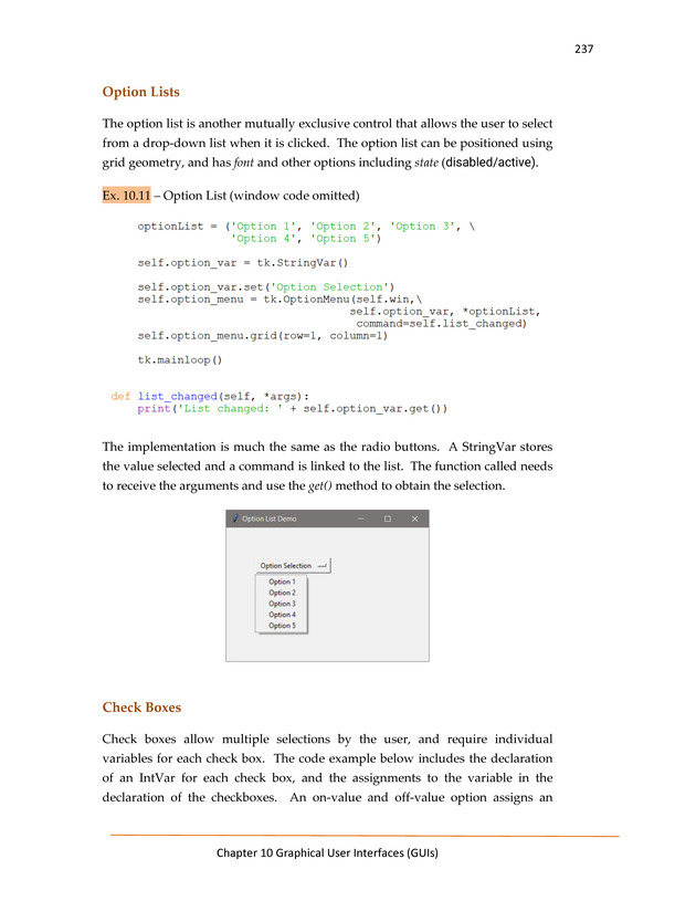 Computer Programming Python - Textbook - Page 237