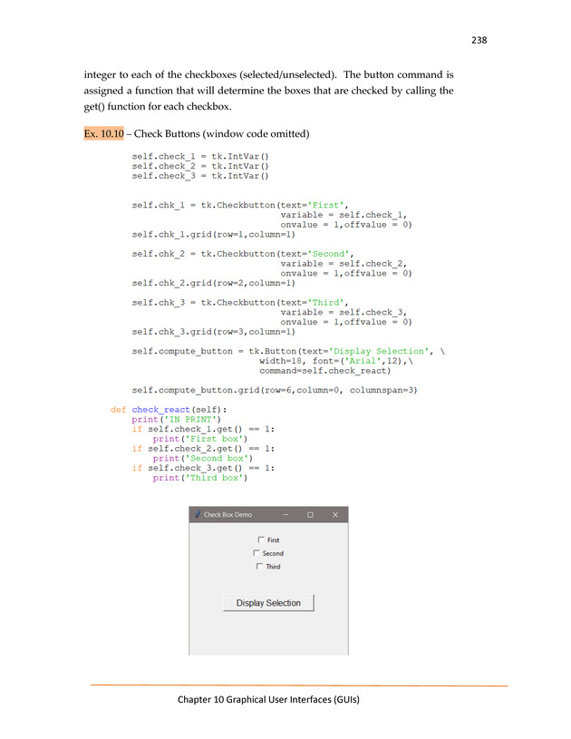 Computer Programming Python - Textbook - Page 238