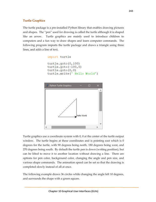 Computer Programming Python - Textbook - Page 243