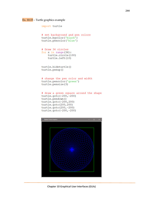 Computer Programming Python - Textbook - Page 244