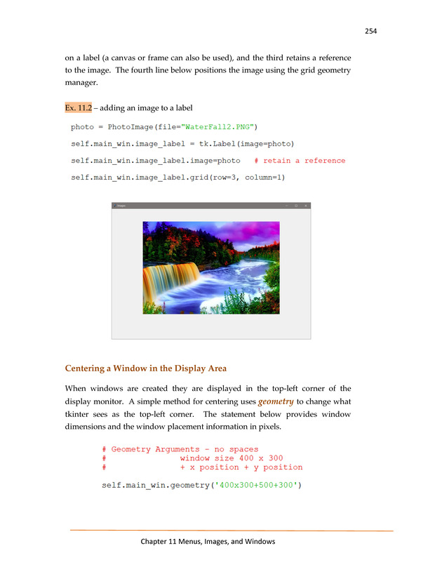 Computer Programming Python - Textbook - Page 254