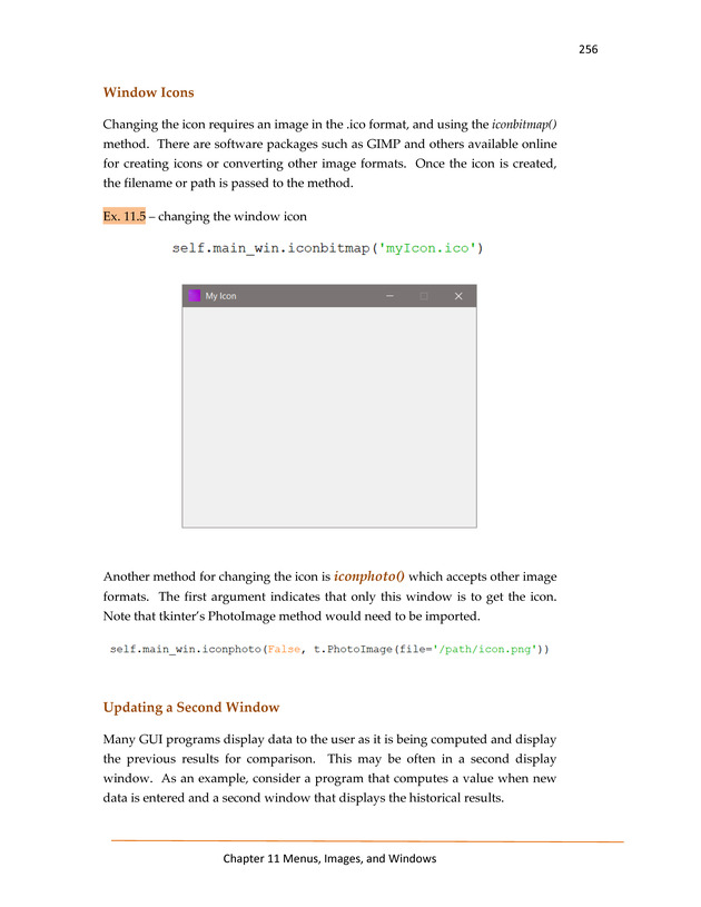 Computer Programming Python - Textbook - Page 256